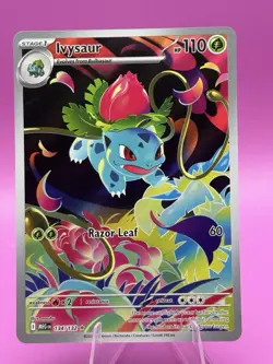 Ivysaur Illustration Rare 134/132 Near Mint Mega Evolution Pokemon TCG English - Image 1