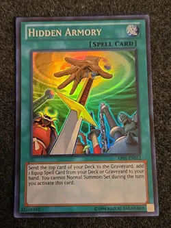 Yugioh Hidden Armory AP01-EN012 Super Rare Unlimited Near Mint - Image 1