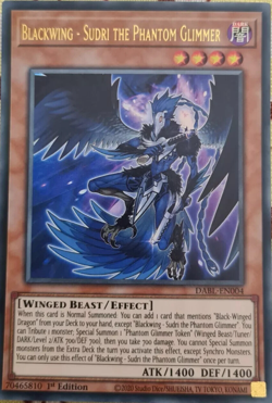 Blackwing - Sudri the Phantom Glimmer - DABL-EN004 Ultra Rare 1st Ed Yugioh TCG - Image 1