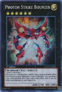 Photon Strike Bounzer - GAOV-EN043 - Secret Rare 1st Edition- Yugioh - Image 1