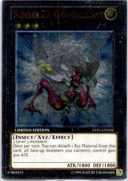 Number 20: Giga-Brilliant - ZTIN-ENV02 - Ultimate Rare - Limited Edition Yugioh - Image 1