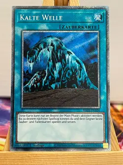 Kalte Welle RA03-DE104 Platinum Secret Rare Deutsch NM YUGIOH - Image 1