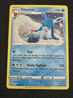 Glaceon SWSH 192 Black Star Promo Sword & Shield Holo Rare Pokemon Card - Image 5