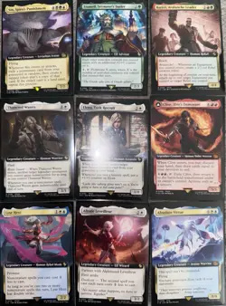 Final Fantasy Magic MGT Lot Of 9 Extended Art Rare Cards *MINT* - Image 1