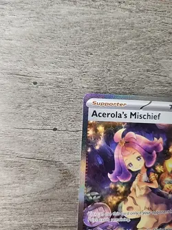 Acerola's Mischief 183/132 Special Illustration Rare Pokemon Card TCG NM - Image 2