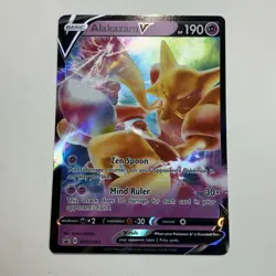 Alakazam V SWSH083 - NM Promo Rare Pokemon Card - Image 1