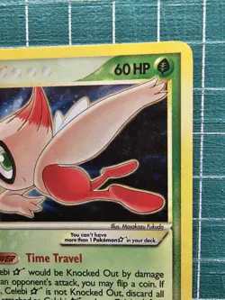 Pokemon Card Holo Celebi Gold Star 100/100 HP ex Crystal Guardians - Image 5