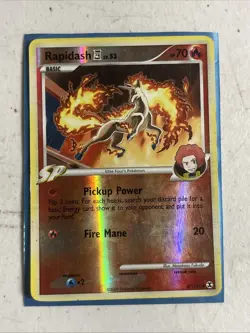 Pokemon Rapidash Reverse Holo - Rising Rivals 47/111 TCG Card - Image 1
