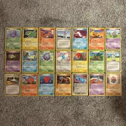 Vintage Early 2000s RARE FIND Various Types Pokemon Lot (21 Cards) - Image 1