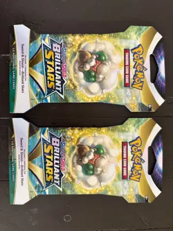 X2 Pokemon TCG: Sword & Shield-Brilliant Stars Sleeved Booster Pack (20 Cards) - Image 1