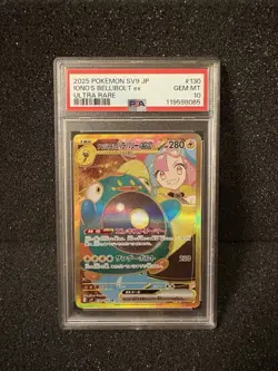 Iono's Bellibolt PSA 10 EX 130/100 UR SV9 Pokemon TCG Japanese Card - Image 1