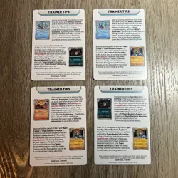 Destined Rivals Build And Battle Prerelease Trainer Tip Card Complete Set #L4 - Image 2