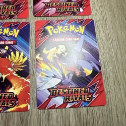 Destined Rivals Build And Battle Prerelease Trainer Tip Card Complete Set #L4 - Image 5
