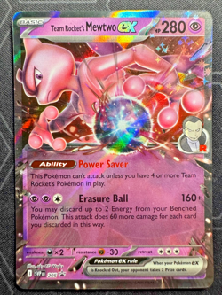Team Rocket's Mewtwo ex 205 Sv: Scarlet & Violet Promo Cards Holo - Image 1