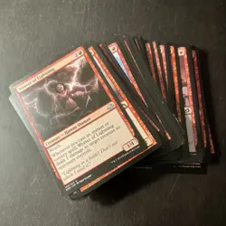 MTG STARTER COMMANDER DECK - Erkenbrand, Lord Of Westfold - Mono Red Humans Only - Image 3
