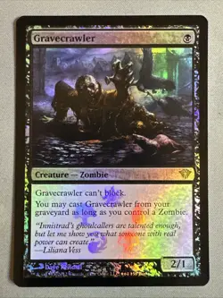 MTG / Gravecrawler / BABP / #64 / FOIL / Promo / NM - Image 1