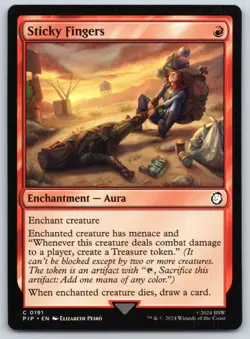 Sticky Fingers - Universes Beyond Fallout - MTG - Near Mint - Image 1