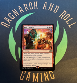 x1 Full Throttle DFT Aetherdrift MTG 127 RARE M/NM 1x - Image 1