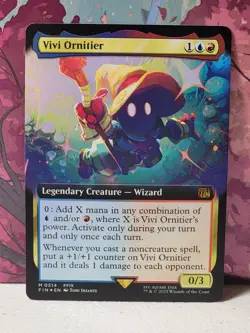 MTG Final Fantasy Vivi Ornitier 0514 Foil Extended Art NM - Image 1