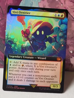 MTG Final Fantasy Vivi Ornitier 0514 Foil Extended Art NM - Image 2
