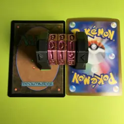 Spindown dial life counter - Tabletop/MTG - 3 Digit - Unique Purp/Orng Metallic - Image 1