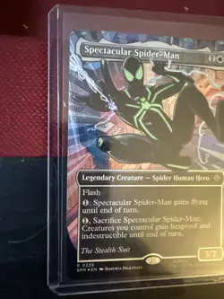 Spectacular Spider-Man Spiderman 0238 Borderless Textured Foil Near Mint MTG SPM - Image 2