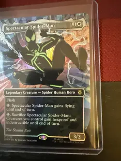 Spectacular Spider-Man Spiderman 0238 Borderless Textured Foil Near Mint MTG SPM - Image 3