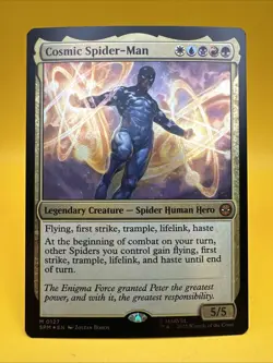 x1 Cosmic Spider-Man | Universes Beyond: Marvel’s Spider-Man (127) | Foil | NM - Image 1