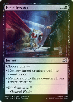 MTG Heartless Act Foil ** Ikoria: Lair of Behemoths ** English (NM) - Image 1