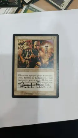 Pure Reflection, Invasion, MTG, LP signed - Image 1