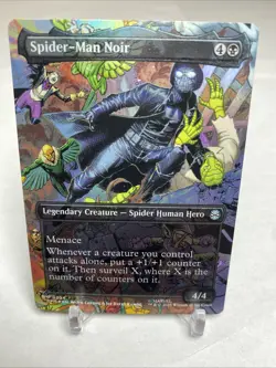 Spider-Man Noir (Borderless) Marvel's Spider-Man Foil #204 Mint / NM - Image 1