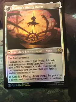 FOIL Katilda, Dawnhart Martyr / Rising Dawn ~ Crimson Vow [ NM ] [ MTG ] - Image 2