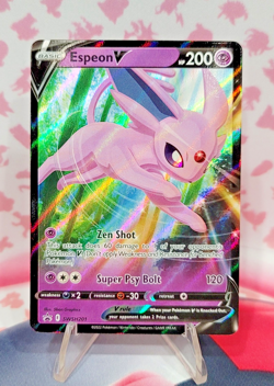 Espeon V SWSH201 Sword & Shield Black Star Promo Pokemon TCG NM - Image 1