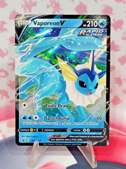 Vaporeon V SWSH150 Sword & Shield Black Star Promo Pokemon TCG NM - Image 1