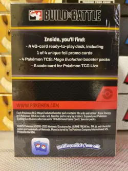 POKEMON MEGA EVOLUTION BUILD AND BATTLE BOX BRAND NEW FACTORY SEALED - Image 2