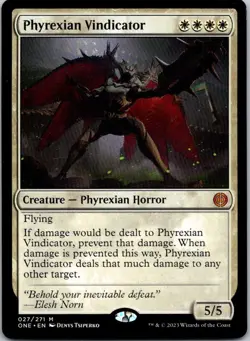 Magic the Gathering HP Phyrexian Vindicator Phyrexia: All Will Be One MTG - Image 1