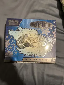 Pokemon TCG Scarlet & Violet STELLAR CROWN ETB Sealed - Image 1