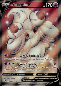 Alcremie V 64/72 Pokemon TCG Shining Fates NM - Image 1