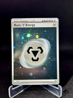 Pokemon 151 Steel Holo Energy HD SWIRL Galaxy Foil Variant 008 NM SUPER RARE - Image 1