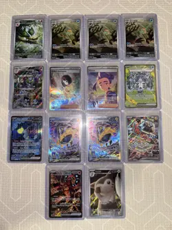 Pokemon TCG LOT of 14 IR's SIR's SSP MEW JTG PRI SV Era - Image 1