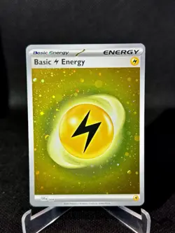 Pokemon 151 Lightning Energy HD SWIRL Variation SUPER RARE - Image 1