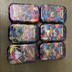 Pokemon MEGA HEROES Mini Tins Factory Sealed/ New Lot (6) Full Set - Image 1