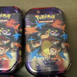 Pokemon MEGA HEROES Mini Tins Factory Sealed/ New Lot (6) Full Set - Image 4