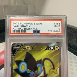 Luxray V 168/189 Full Art Holo Astral Radiance 2022 Pokemon SWSH PSA 9 Mint - Image 2