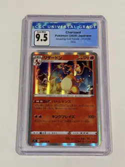 2020 Pokemon Japanese Amazing Volt Tackle - Charizard Rare Holo #012/100 CGC 9.5 - Image 1