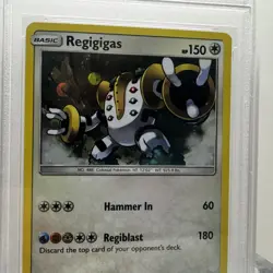 2020 Pokemon S&M Black Star Regigigas Cosmos Holo #SM243 PSA 10 GEM MT - POP 23 - Image 5