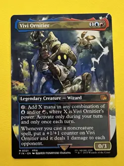 Magic The Gathering Vivi Ornitier (Borderless) Final Fantasy Regular - Image 1