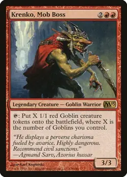 KRENKO, MOB BOSS (M13) Magic 2013 - MTG - NM - Image 1
