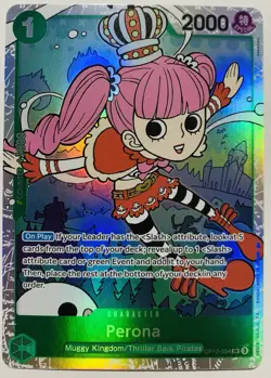 One Piece Card Game Perona OP12-034 SR Art English Edition - Image 1