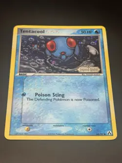 Pokemon Card - Tentacool Legend Maker 66/92 Reverse Holo Stamped - Image 3